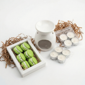 Set Cera aromática Macarrón X 6 + Horno Pebetero