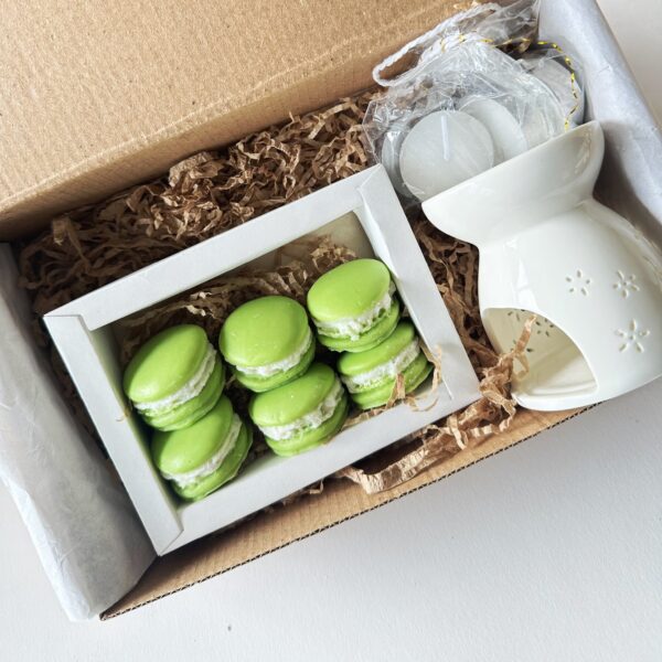 Set Cera aromática Macarrón X 6 + Horno Pebetero